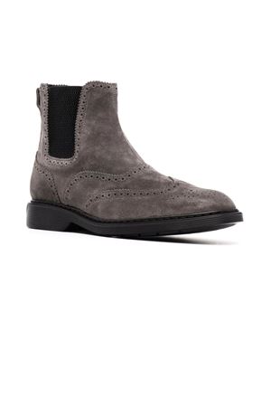 grey leather ankle boot HOGAN | HXM5760DT40HG0B804