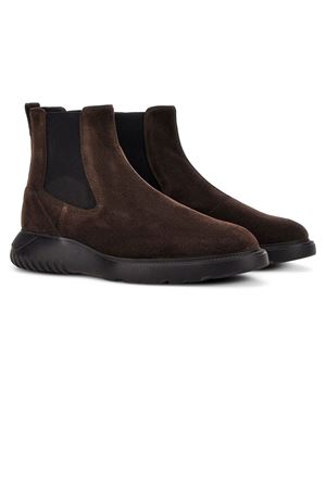 brown leather ankle boot HOGAN | HXM6000EL70HG0S807