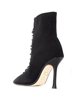 Black knit ankle boots ALEVI | L23S7001R0823997BLACK