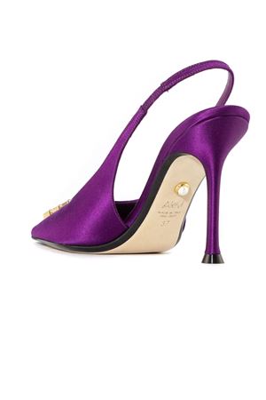 Purple satin slingback ALEVI | L24W3001R0878739PLUM