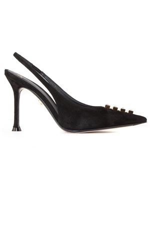 Black suede slingback ALEVI | L24W3001R0879997BLACK