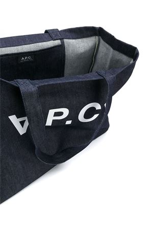 Borsa tote Daniela di colore blu APC | COCSXM61446IAI