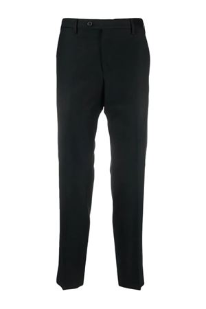 Chino in misto lana vergine e cashmere nero BRIGLIA | BG04S42312300010