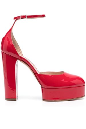 Pumps in pelle di vitello rosso CASADEI | 1H977W1201TIFFA3705LIPSTICK