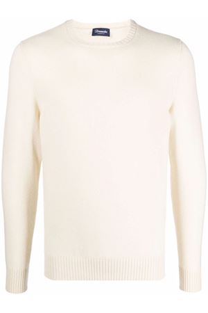 Beige cashmere fine-knit jumper DRUMOHR | D7K103108