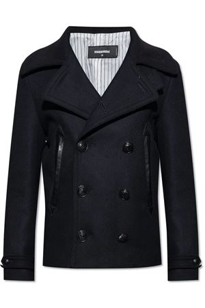 Cappotto in lana nera DSQUARED | S74AM1387S53003900