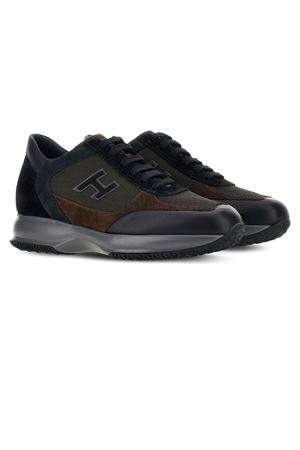 Sneakers Hogan Interactive Brown Black HOGAN | HXM00N0Q101S99429E