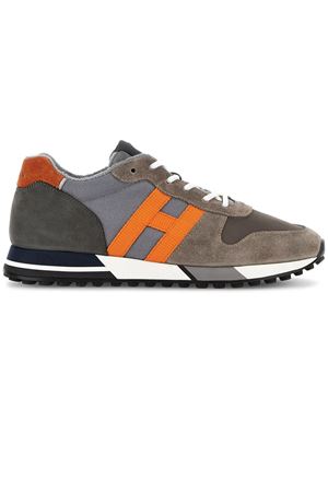 sneakers in pelle grigio HOGAN | HXM3830AN51S9F4O1A