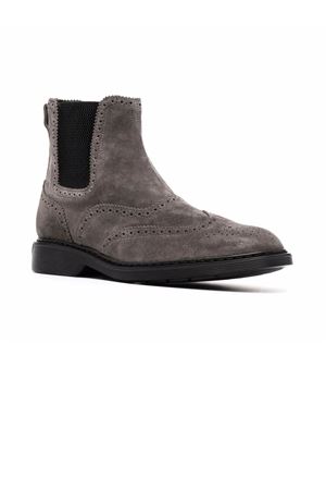 grey leather ankle boot HOGAN | HXM5760DT40HG0B804