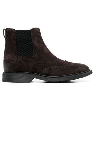 brown leather ankle boot HOGAN | HXM5760DT40HG0S807