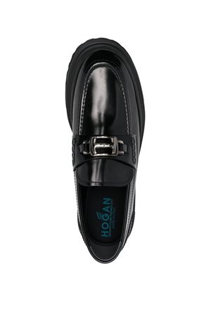 mocassino in pelle nero HOGAN | HXM6290EP207J7B999