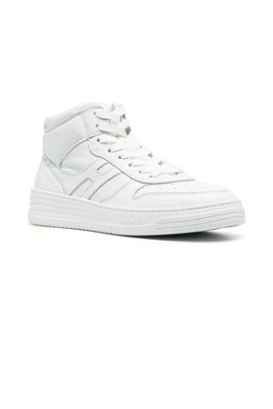 sneakers in pelle bianco HOGAN | HXM6300EU40LE9B001