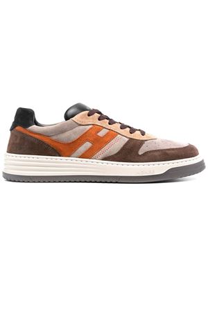 brown leather sneakers HOGAN | HXM6300EU50PJQ945V