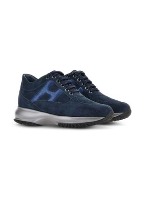 blue leather sneakers HOGAN | HXW00N0S360S9QU805