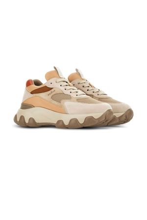 beige leather sneakers HOGAN | HXW5400DG60S9V0ES3