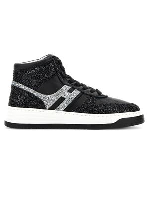 Sneakers High Top Hogan H630 Black Silver HOGAN | HXW6300EU40SEH0353