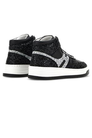 Sneakers High Top Hogan H630 Black Silver HOGAN | HXW6300EU40SEH0353