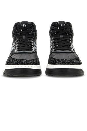 Sneakers High Top Hogan H630 Nero Argento HOGAN | HXW6300EU40SEH0353