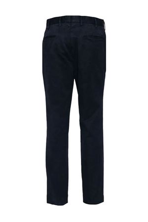 Pantaloni dritti in cotone blu navy INCOTEX | ZR851W4290B821