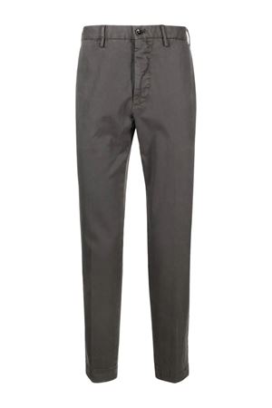 Grey stretch-cotton trousers INCOTEX | ZR851W4290B920