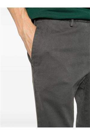 Pantaloni dritti in cotone grigio INCOTEX | ZR851W4290B920