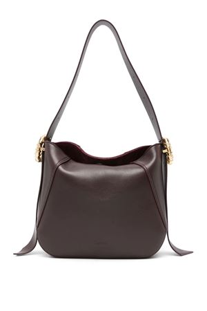 Borsa Hobo Melodie in pelle bordeaux LANVIN | LWBGTHM0PIENH23692