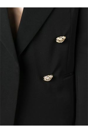 Black double-breasted jacket LANVIN | RWJA0008571110