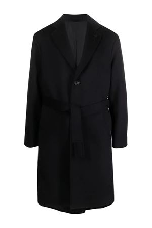 Dark blue wool coat LARDINI | IT23026ITC61603850