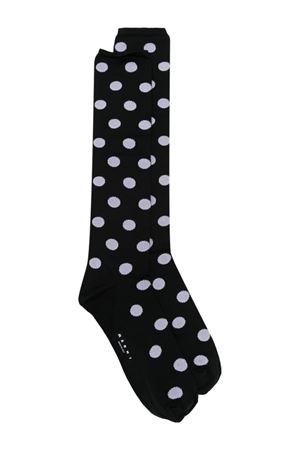 Calzini a pois nero MARNI | SKMC0171Q2UFN222DON99