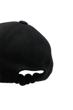 Black virgin wool blend cap PATOU | AC0560148999B