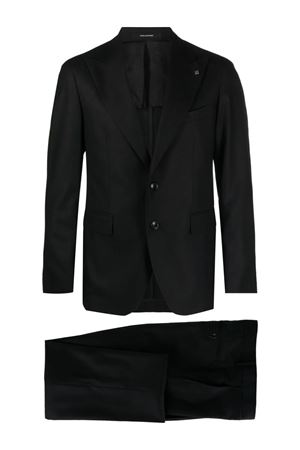 Black virgin wool single-breasted suit TAGLIATORE | 2SVS26B11180010N3110