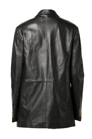 Black leather Josie blazer TAGLIATORE | JOSIECHI2302BLACK