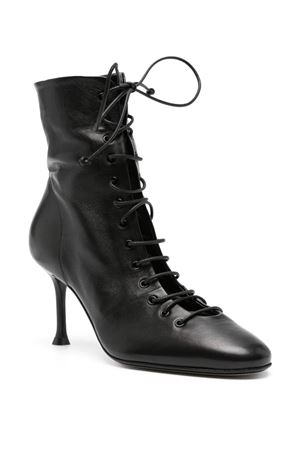 Black calf leather ankle boots ALEVI | L25W7004N1043997BLACK