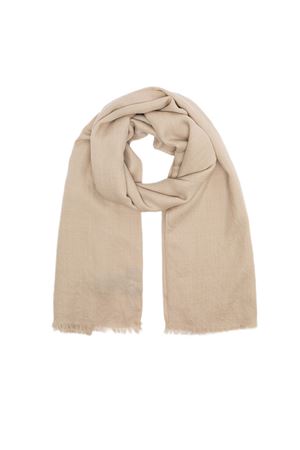 Light beige wool scarf ALPHA | AD7500SU