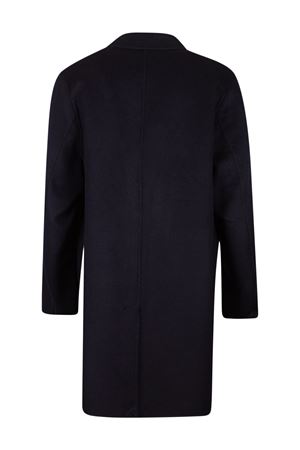 Blue wool and cashmere blend coat AMARANTO | B6S0002SU89M