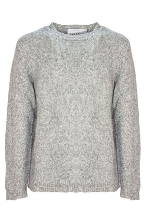 Maglia in misto lana e alpaca grigio AMARANTO | B9S0029SAU92M