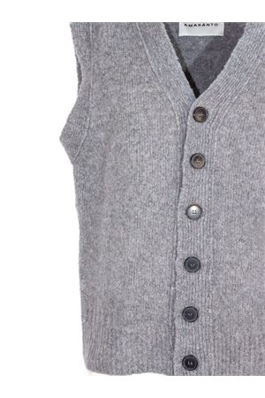 Gilet in lana grigio AMARANTO | B9S0044SU92M