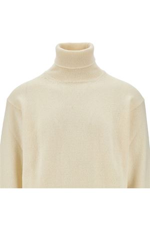 Cream wool and cashmere blend pullover AMARANTO | B9S0089SU02M