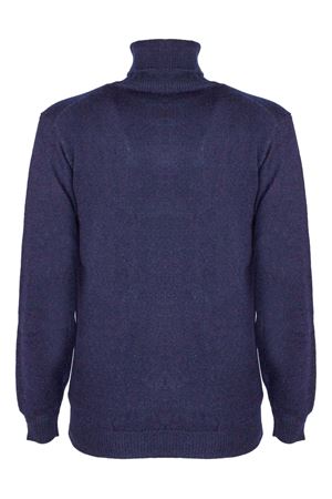 Maglia in misto lana e cashmere blu AMARANTO | B9S0089SU89M