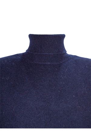 Maglia in misto lana e cashmere blu AMARANTO | B9S0089SU89M