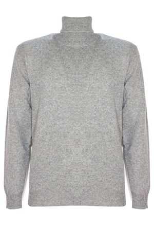 Maglia in misto lana e cashmere grigio AMARANTO | B9S0089SU92M