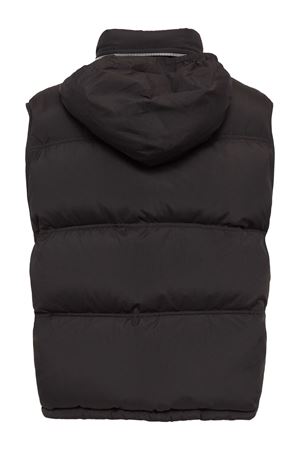 Black puffer gilet AMI | HJK703PA0009001