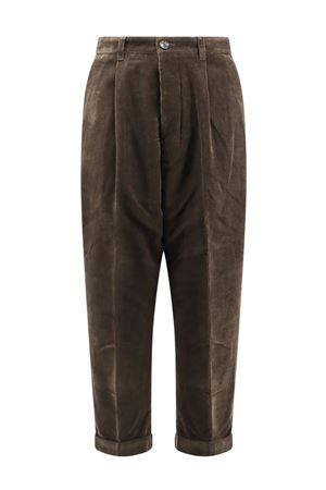 Pantaloni Carrot crop caffè AMI | HTR121CO0089221