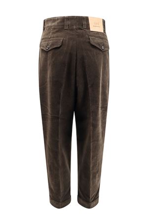 Pantaloni Carrot crop caffè AMI | HTR121CO0089221