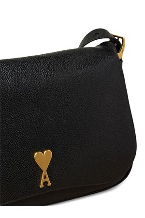 Black leather Paname Paname shoulder bag AMI | ULL603.AL0076001