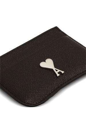 Black leather cardholder AMI | USL104.AL00360014