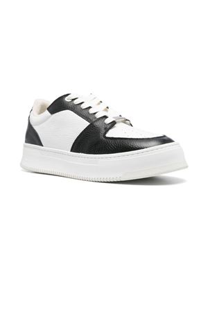 Sneakers Arcade in pelle di vitello bianco e nero AMI | USN429CV0002101