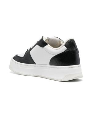 Sneakers Arcade in pelle di vitello bianco e nero AMI | USN429CV0002101