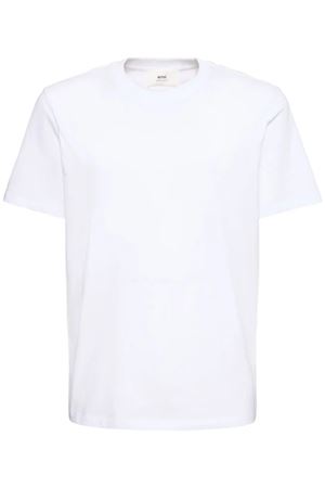 T-shirt in cotone bianco AMI | UTS022726100