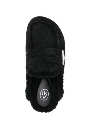 Slippers Genda in camoscio nero ASH | GENDA02BLK